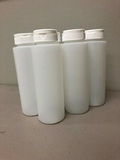 8oz Plastic Bottle with Flip Top Cap - Qty 6
