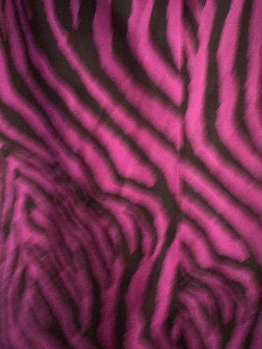 Vintage Express Magenta Zebra Skirt Y2K - Picture 2 of 5