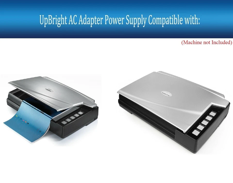 Adaptador de CA/CC de 24 V para escáner plano Plustek OpticBook A300 Plus 273-BBM210-C Foto 2 de 4