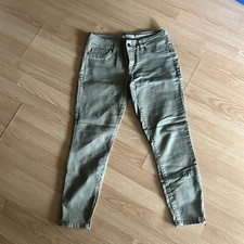 d. jeans Green Skinny Leg Jeans Women  s 6