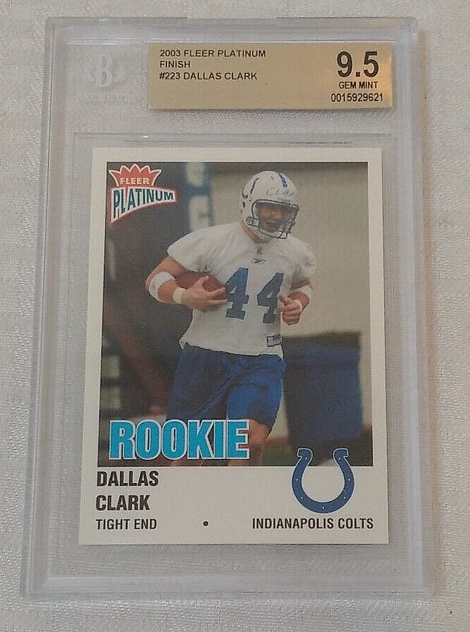 Dallas Clark Fleer Platinum #223 Base