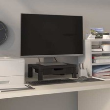 Image of Monitor Stand Black 43x30.5x13 cm vidaXL