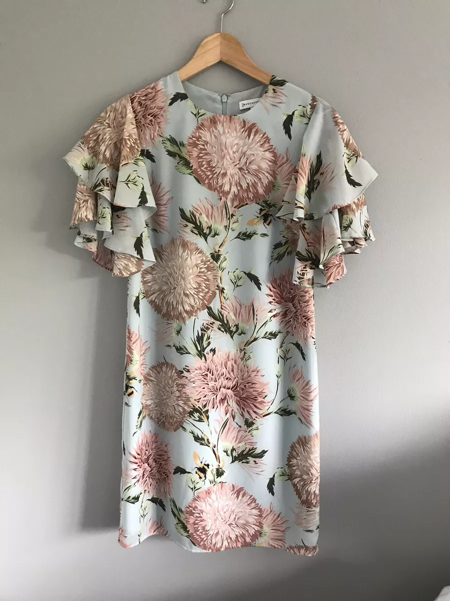 Warehouse navy floral best sale dress
