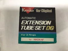 Kenko Nikon AF Digital Film Cameras Auto Extension Tube DG 12mm 20mm 36mm Set