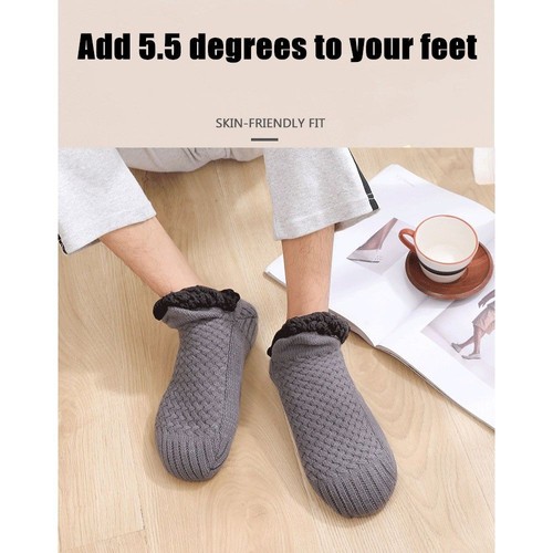 Winter Fleece-Lined Soft Thicken Warm Floor Socks Floor Shoes Slipper Socks - Picture 11 of 15