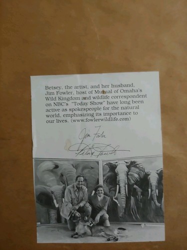 Betsey Fowler " Sunny Days " Frog Art Picture Signed Gold Framed Print 7.25"x9" - Picture 4 of 4