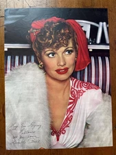 Vintage 1944 Lucille Ball Magazine Portrait