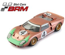 BRM 1/24 Ford GT40 MKII 4 24h Le Mans 1966 Slot Car Mark Donohue BRM167