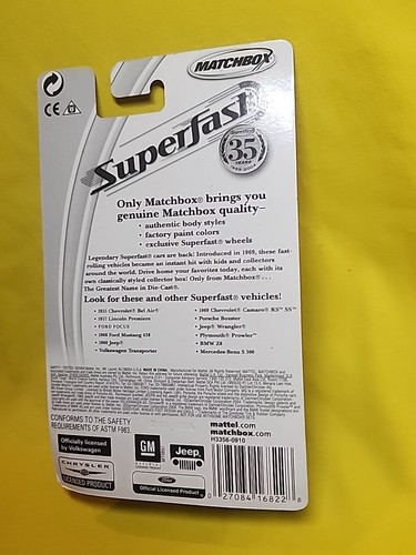 Matchbox 2004 SuperFast Series #56 Porsche Boxster gelb 1/15.000 NOS 🔥G - Bild 3 von 12