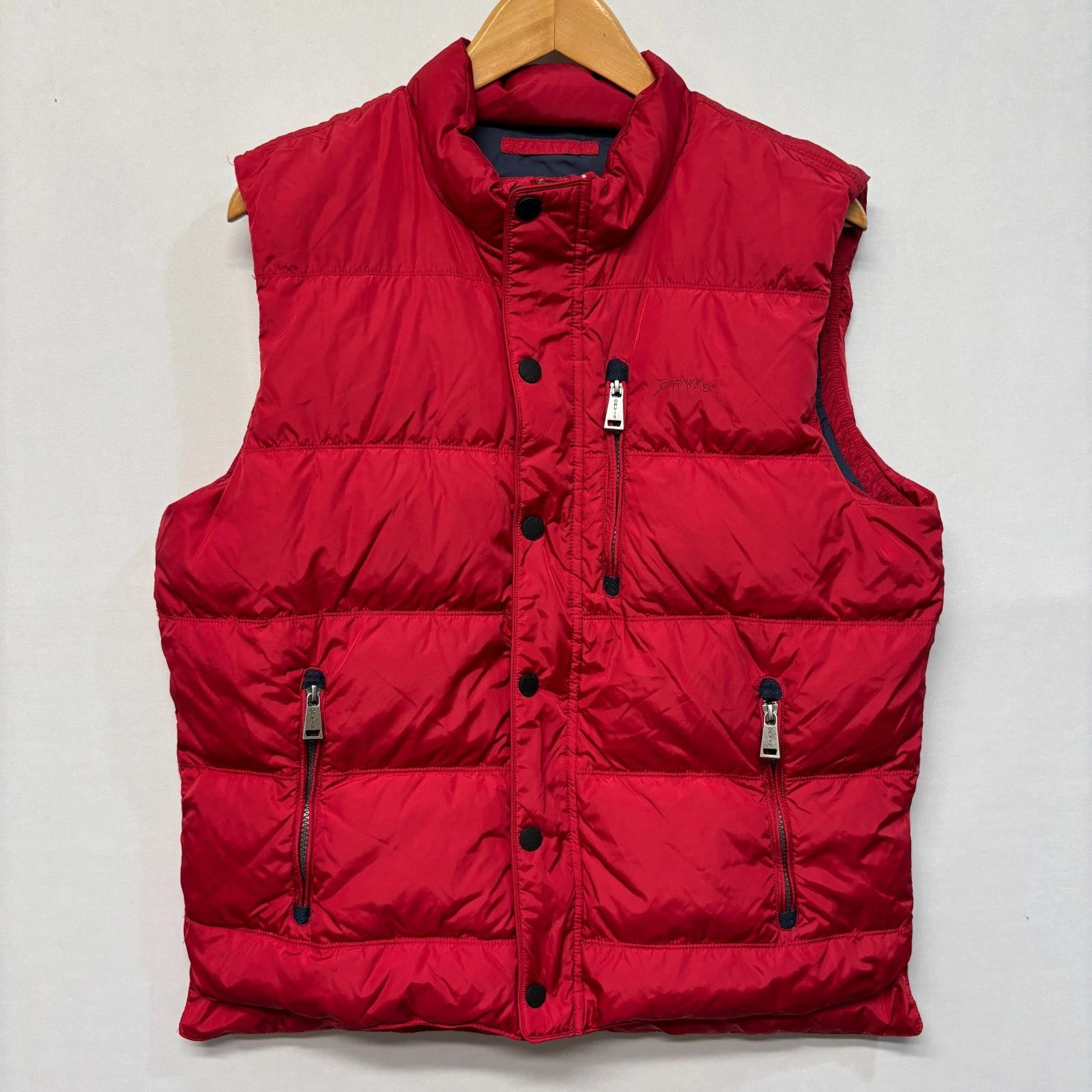 Orvis Men Duck Down Puffer Vest Jacket Size Medium Fishing Outdoor D039 -14