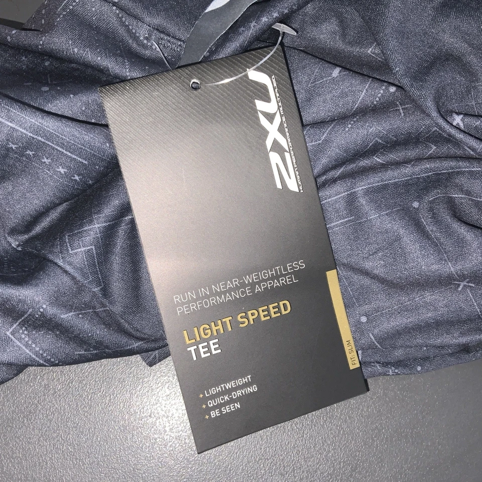 Camiseta técnica 2XU Light Speed para mujer talla M bandana/tinta reflectante Foto 3 de 4