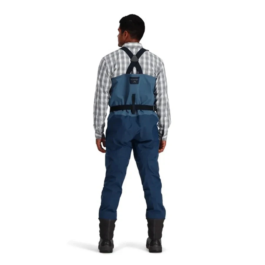 Calza uomo Simms Freestone Wader Medium 9-11 Midnight - NUOVA CON SCATOLA! - Immagine 2 di 3