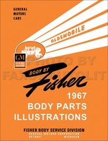 1967 Oldsmobile Teilekatalog Abbildungsanleitung Olds 442 Cutlass 88 98 Toronado