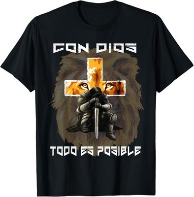 Regalos Cristianos Mensajes Versos Christian Spanish Gifts T-Shirt