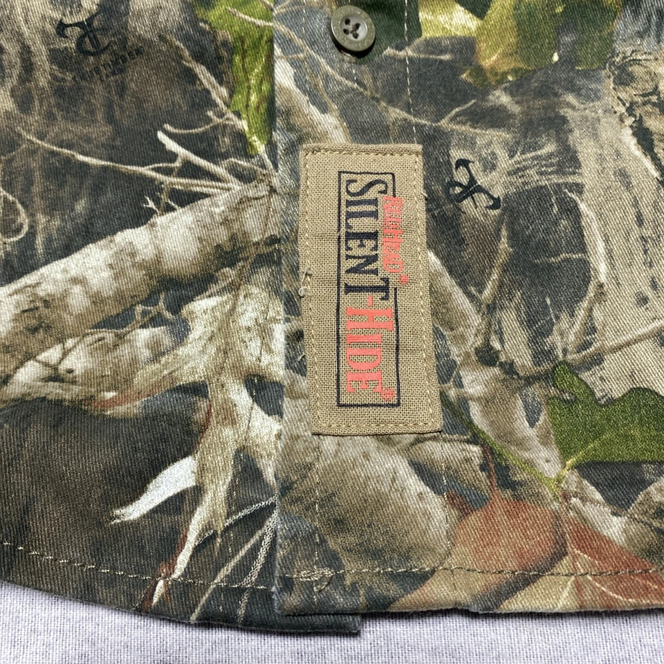 Redhead Shirt Mens Extra Large Camouflage Silent Hide True Timber Hunting Quiet - Image 4 of 4
