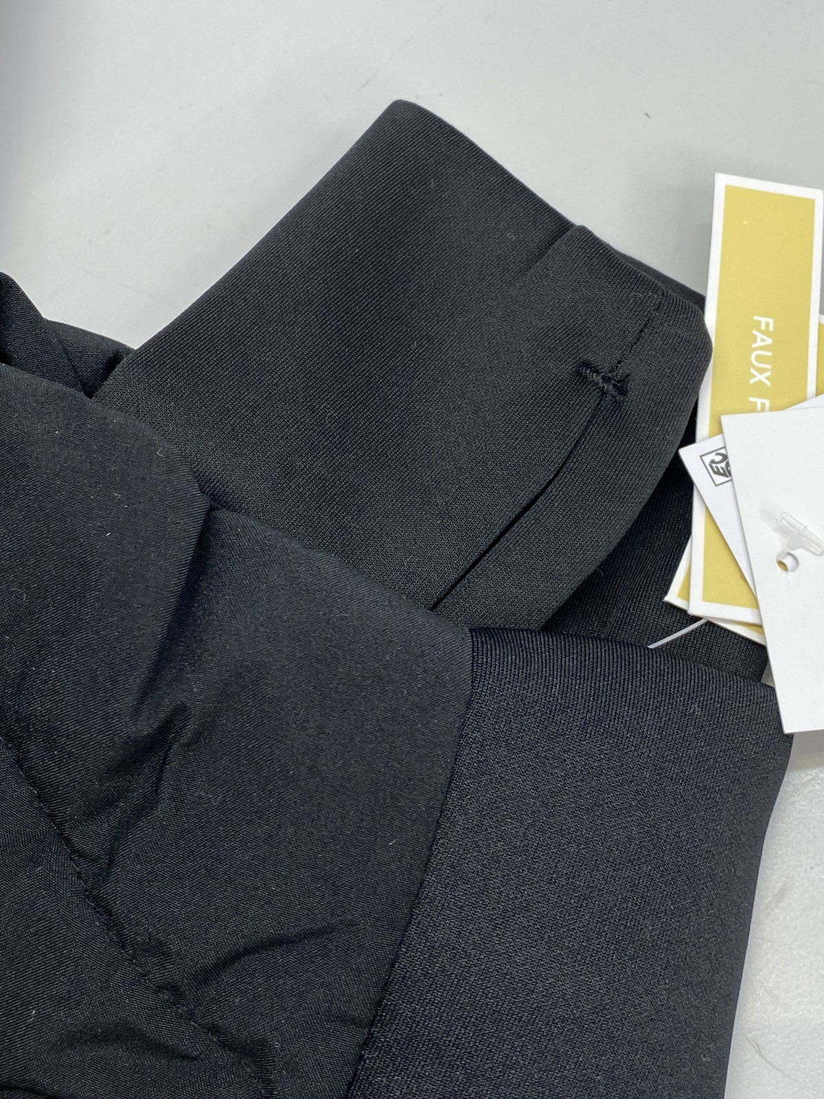 Michael Kors Womens Coat Black Size 2X Faux Fur Trim Hooded Puffer Full Zip thumbnail 9