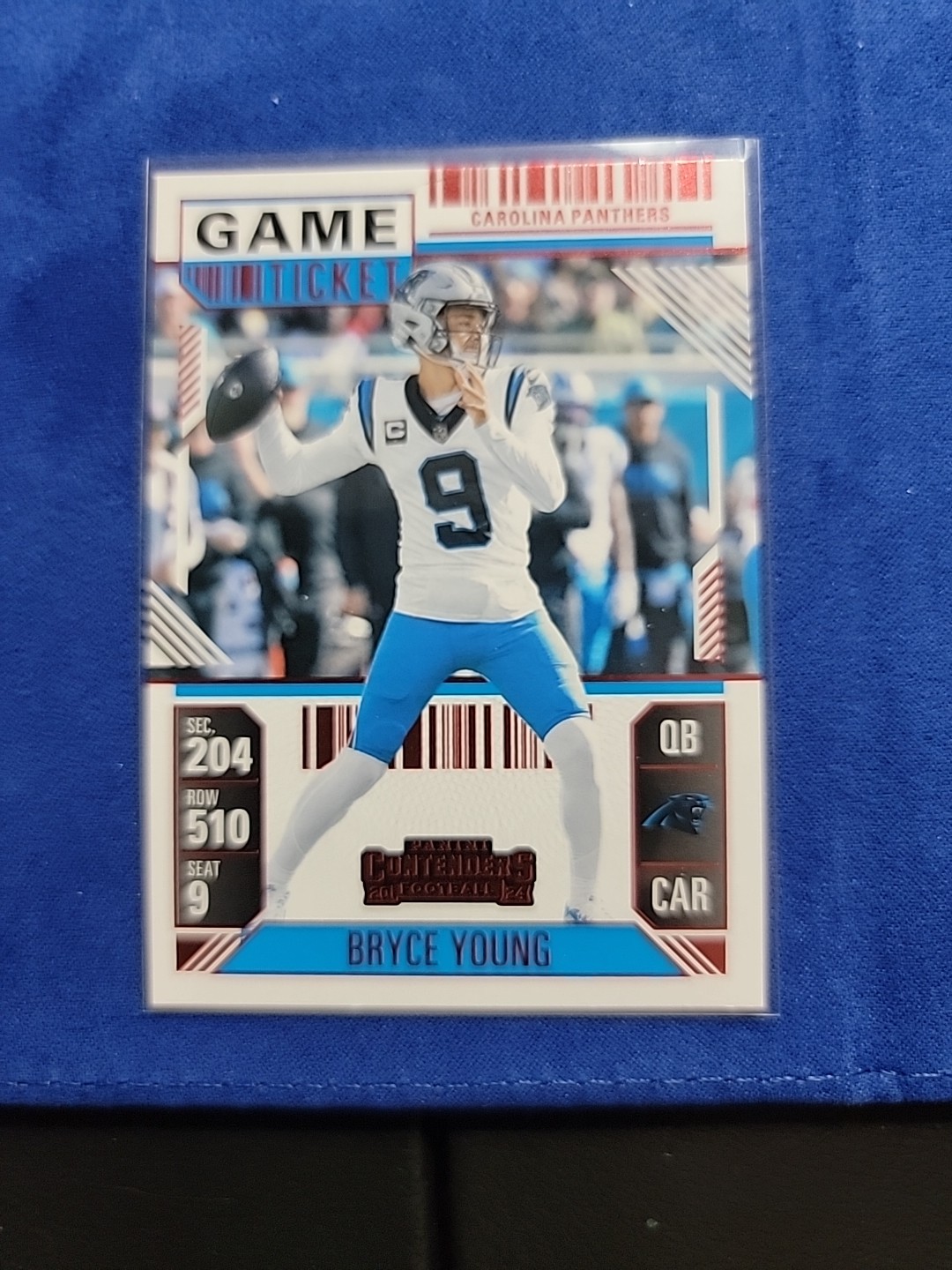 2024 Panini Contenders - Bryce Young #14 Bronze Game Ticket