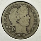 1909-D 25C Barber Quarter (87441)