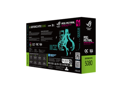 ASUS ROG Astral GeForce RTX 5080 16GB GDDR7 OC HATSUNE MIKU
