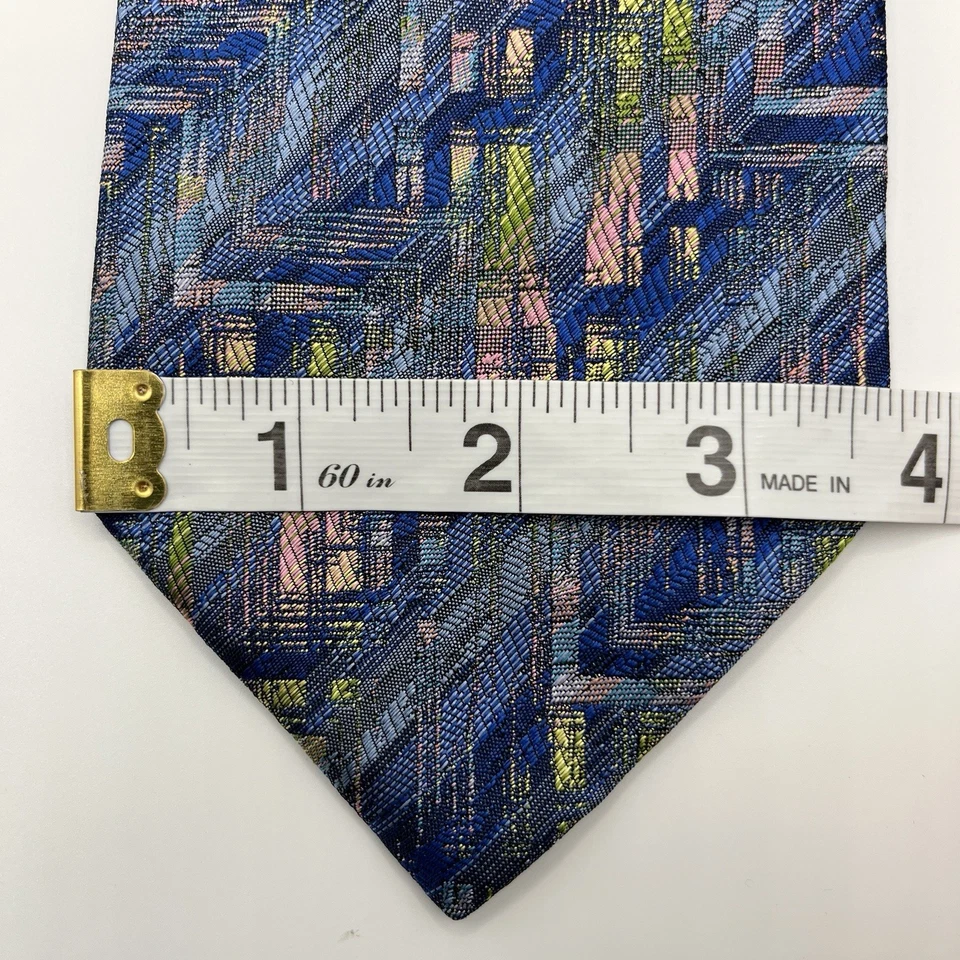 Corbata de seda geométrica multicolor Missoni Cravatte Foto 3 de 3