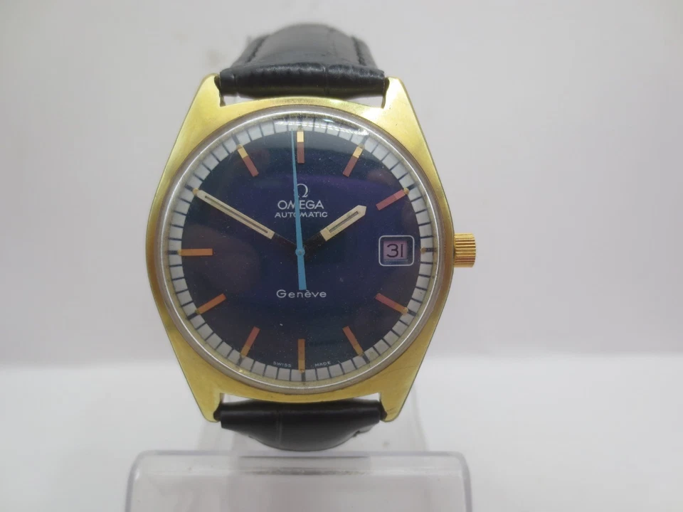 VINTAGE OMEGA GENEVE CAL.563 VERGOLDET AUTOMATIK HERREN DRESS WATCH - Bild 2 von 4