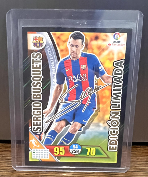 Autografo edicion limitada Sergio Busquets 16/17