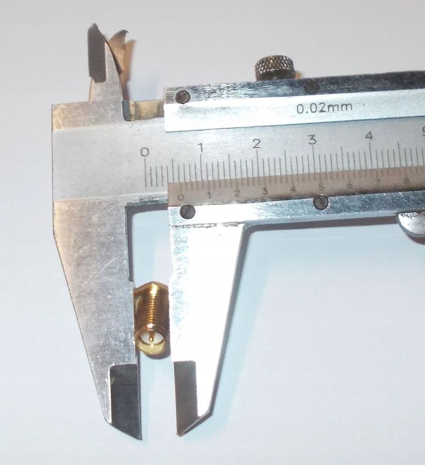 Stecker markenlos RSMA RP-SMA VERBINDER reverseSMA STECKER + STECKDOSE - Bild 2 von 4