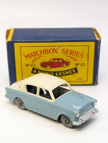 MATCHBOX LESNEY Moko 43a Hillman Minx MIB original vintage diecast toy car