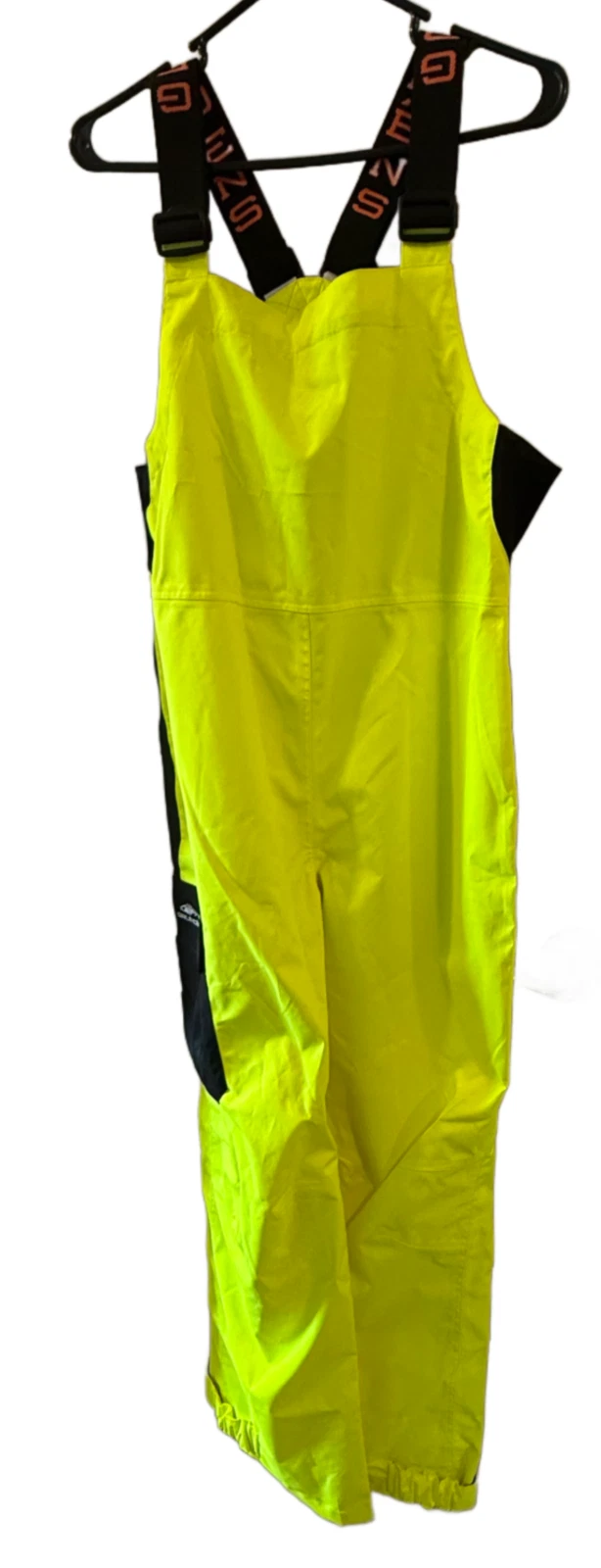 Grundens Women's Sz Small Weather Watch Bib Overalls Yellow Adjustable Straps