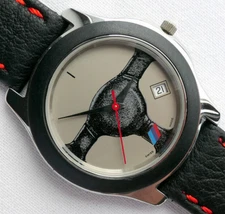 BMW M Power M3 E30 Motorsport Racing Technik Steering Wheel Car Accessory Watch