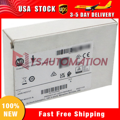 New 440R-N23117 Safety Relay,MSR126T,24V AC/DC,Automatic/Manual.  Allen-Bradley