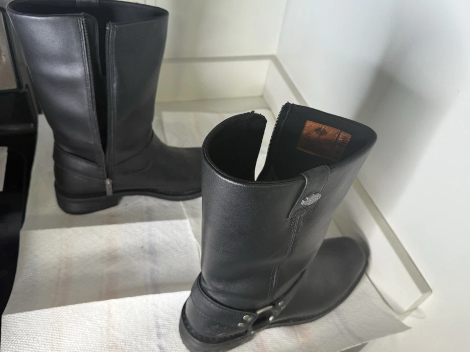 Botas de Montar Harley Davidson Talla 12 Negras Excelente Estado Envío Rápido 🚀 Foto 2 de 4