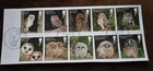 GB 2018 Owls, Commemorative Stamps On Piece, Used ex FDC