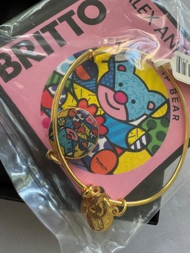 Alex and Ani Romero Britto Art Infusion Friendship Bear Bangles ** NEW ** Seal - Picture 4 of 4