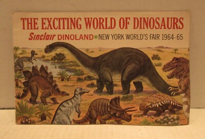 Vintage 1964 New York World's Fair Sinclair Dinoland World of