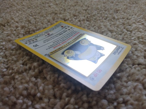 Snorlax Holo Holographic Pokemon Card TCG 1999 Jungle Rare Vintage 11/64 NM - Picture 5 of 24