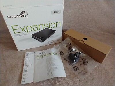 leer Karton Seagate Expansion Disk Drive SRD00F2 2TB externe USB 3.0 Festplatte