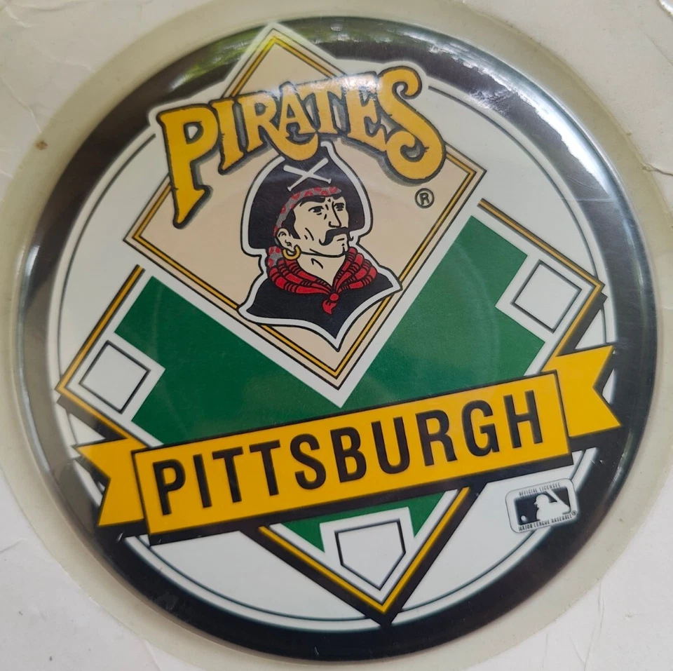 Vintage Pittsburgh Pirates Easel Back Button 6" WinCraft MLB NOS - Image 2 of 4