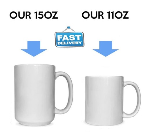 Divertente tazza da caffè gatto EEFFOC è caffè scritto all'indietro 11 oz - Foto 2 di 3