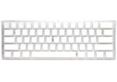 4711281575182 Ducky One 3 Aura White Mini Gaming Keyboard, RGB LED - MX-Blue (US