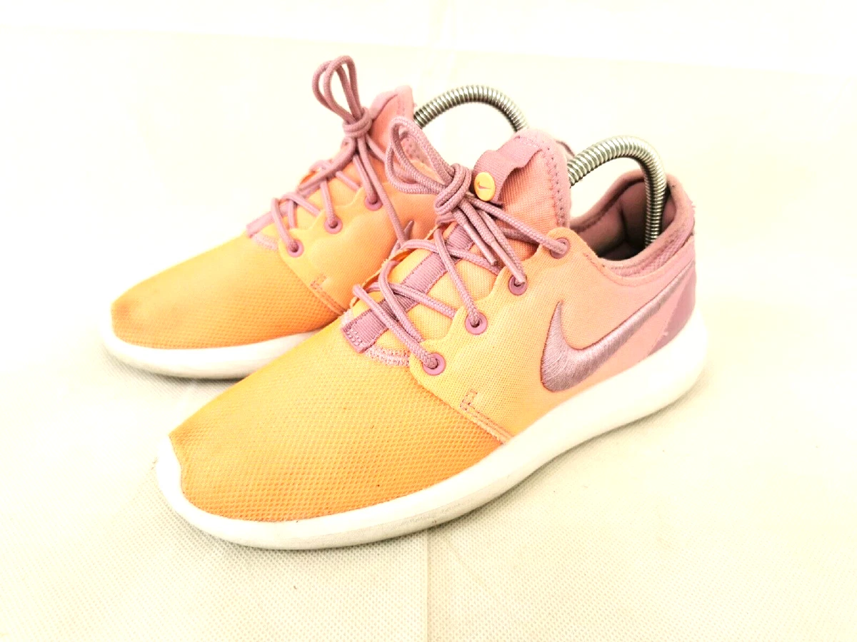 Ladies Nike Roshe Two Breathe Orchid Sunset Pink Purple Trainers