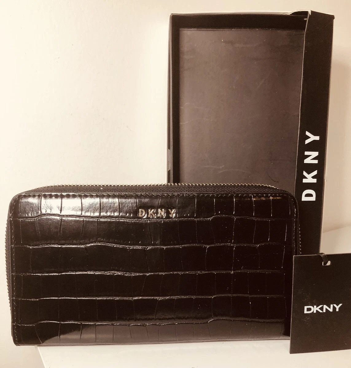 Black dkny wallet new arrivals