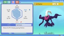 Pokemon Brilliant Diamond Shining Pearl BDSP - Shiny 6IV Max EV Darkrai