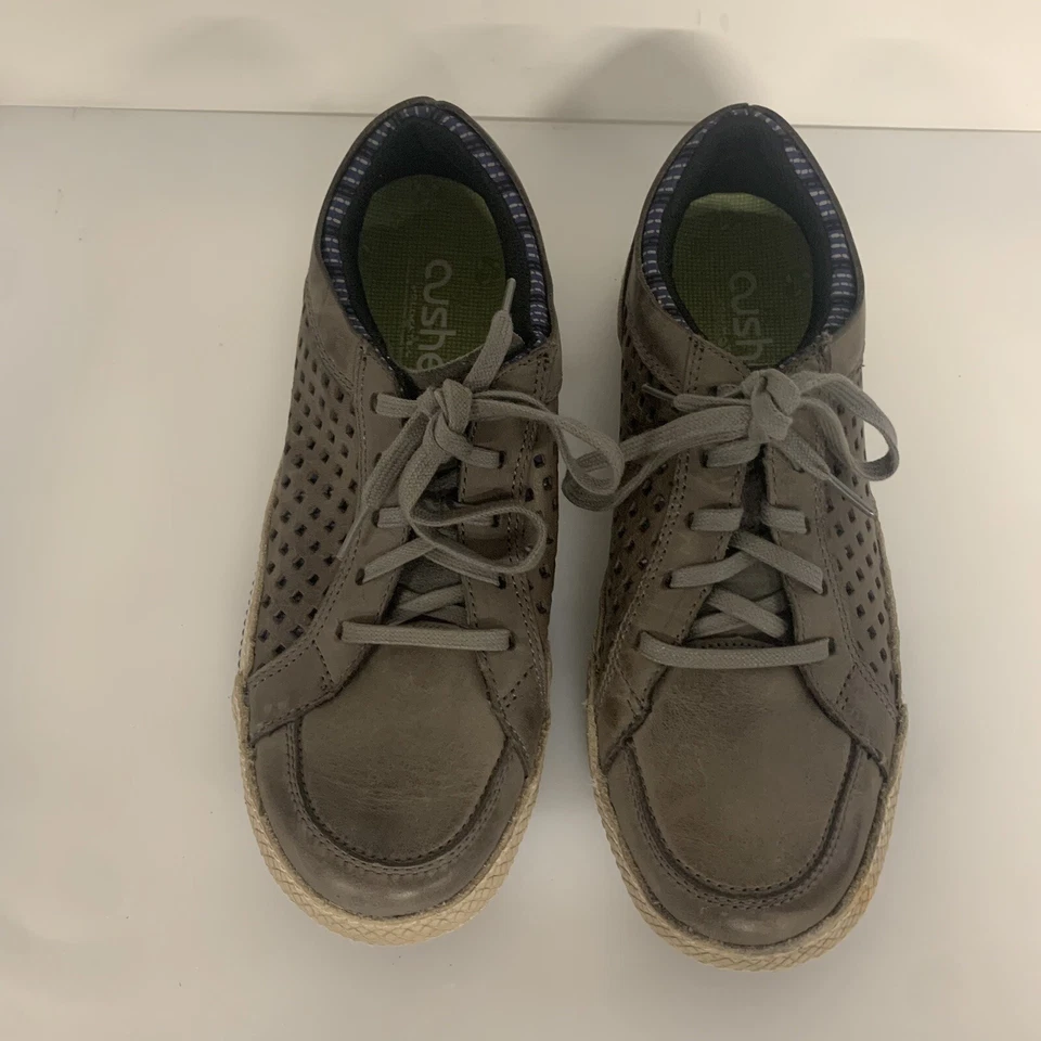 Zapatos con cordones Cushe Shumakers Mark para hombre 8 EE. UU. 41 UE gris cuero gris confort Foto 4 de 4