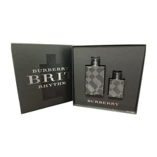 BURBERRY BRIT  RHYTHM MEN 2 PIECES SET : 3.0 FL oz EDT Spray + 1.0 oz EDT Spray