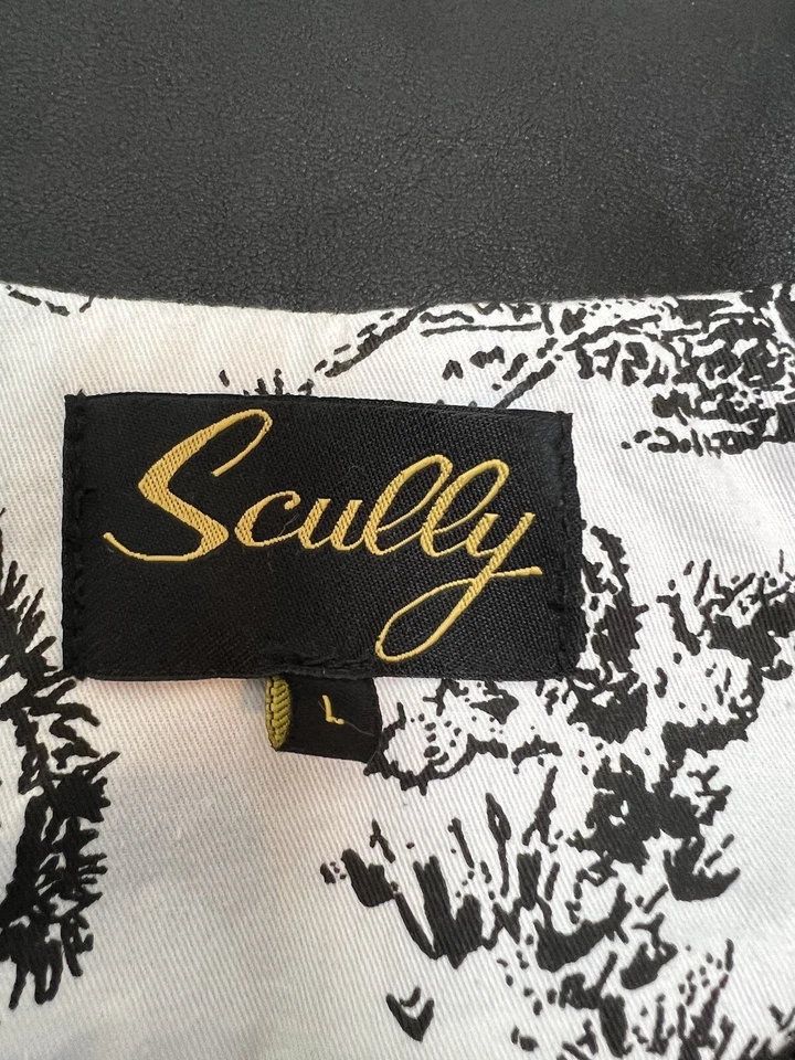 Scully 276643 Women's LARGE Eva Mesh Back leather Vest Black Outerwear Western - Image 2 of 4