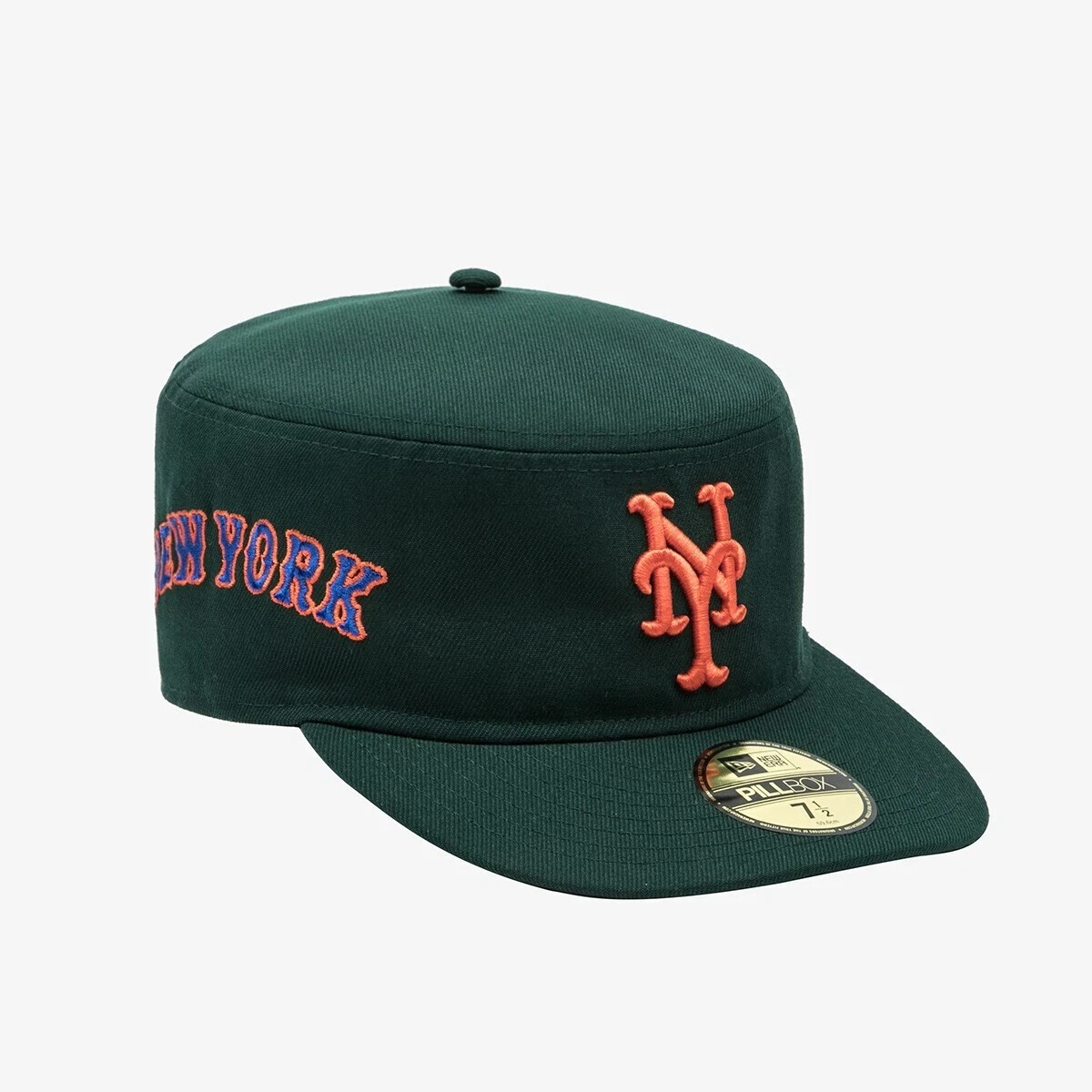 New Era 2025 MLB New York Mets Pillbox Cap Dark Green