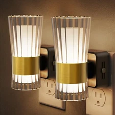 Night Lights Plug into Wall Modern Night Lights with Dusk to Dawn Light Senso...