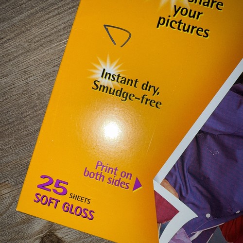 Kodak 25 Sheets Soft Gloss Picture Photo Paper - 8 1/2" x 11" NEW Sealed - Picture 3 of 4