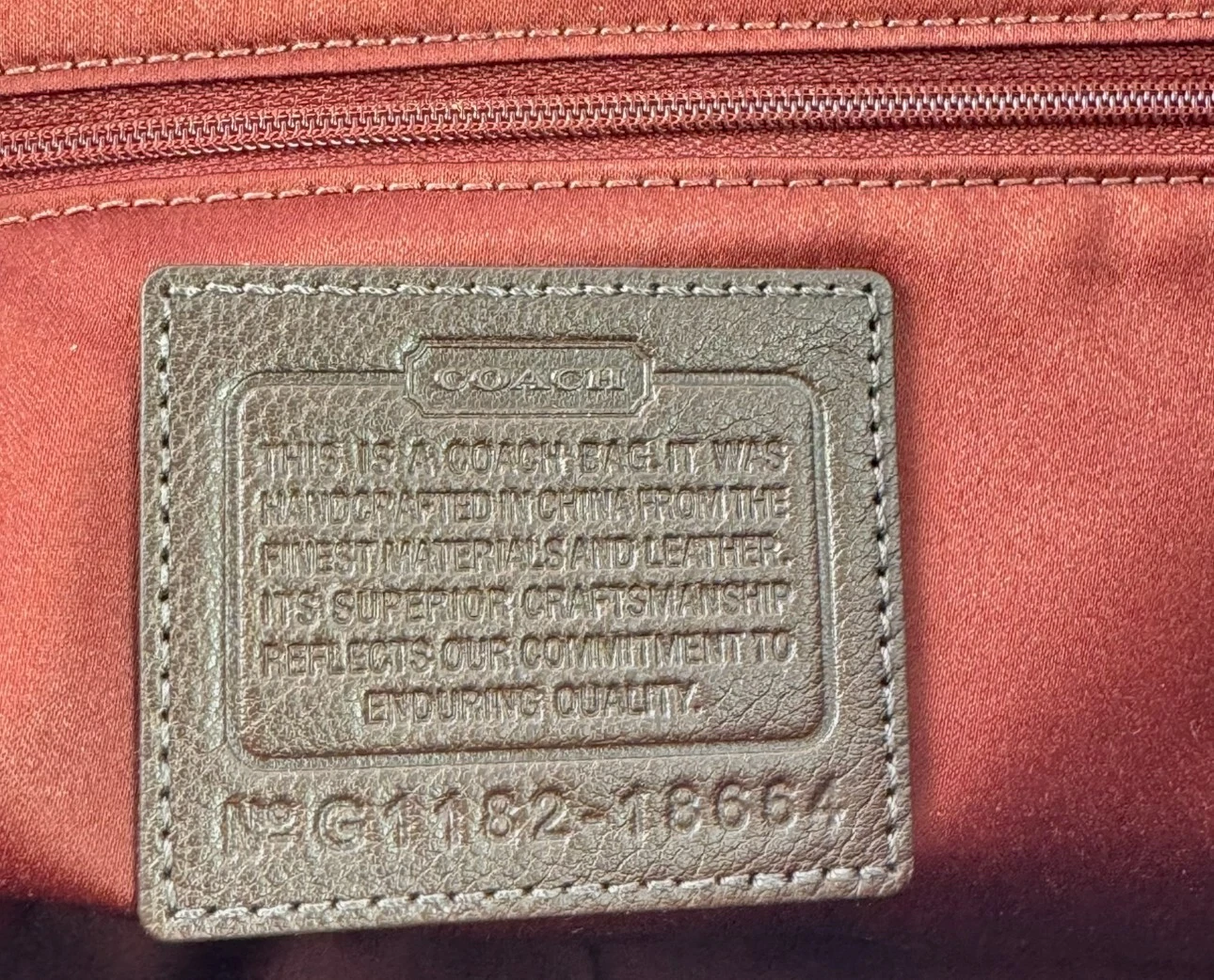 Borsa a tracolla Coach Pinnacle Eva Lake in pelle marrone edizione limitata